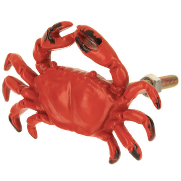 Crab Metal Knob. SET OF 6. FREE SHIPPING - Artisticspacedecor